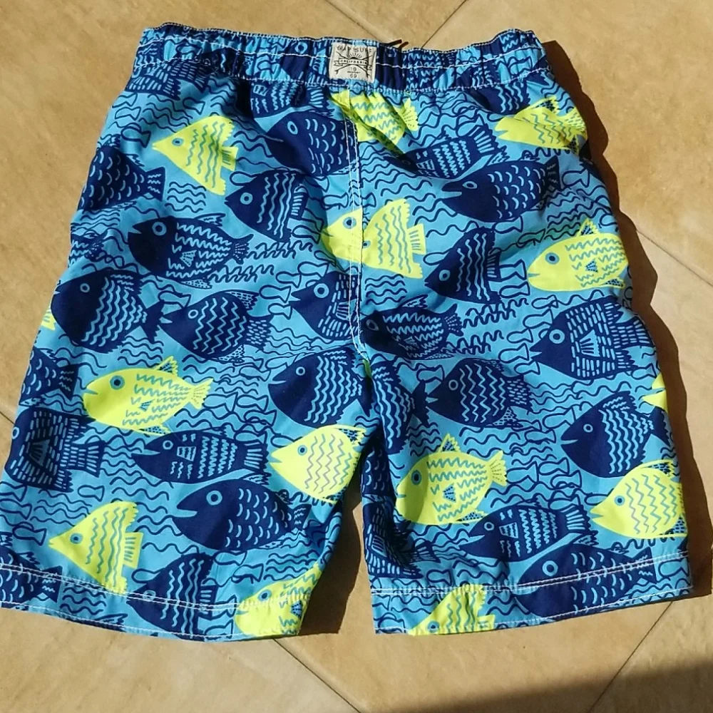 Gap Blue fish swim trucks size 12